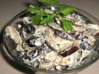 салат из баклажанов в майонезе на зиму
