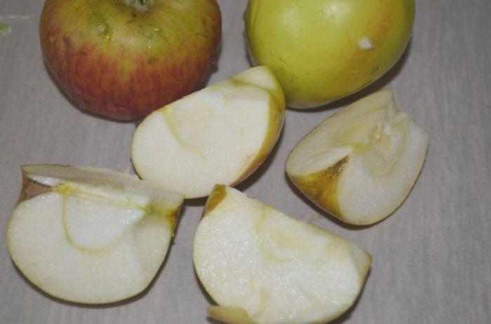 яблоки для капусты квашеной по-немецки