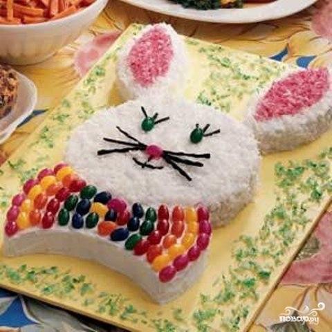 пасхальный кекс в виде кролика
