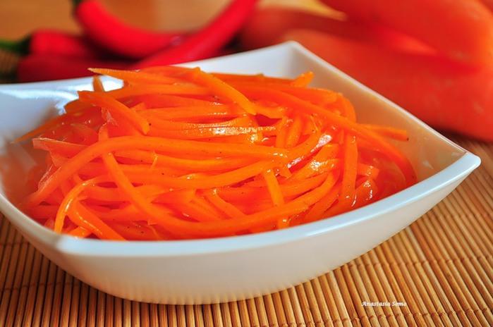 морковь по-корейски рецепт на зиму
